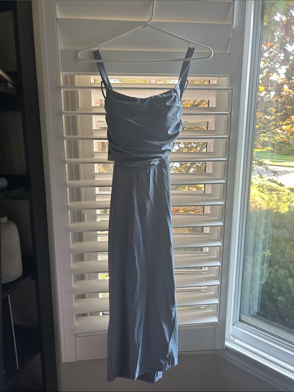 HALARA Slate Blue Sleeveless Maxi Dress